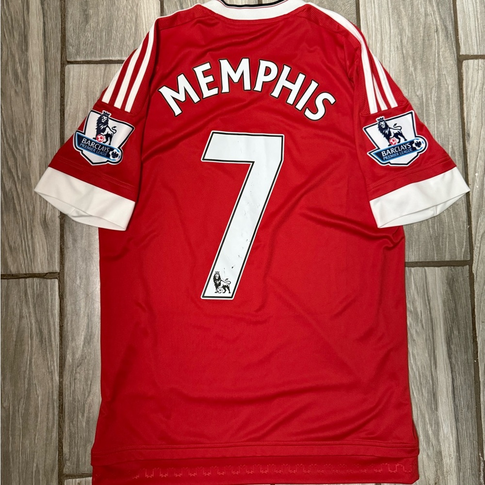 Manchester United 15/16 #7 Memphis Depay Adidas Home Jersey AC1414